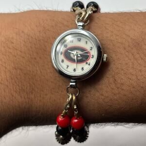 Red Beaded Georgia University Watch